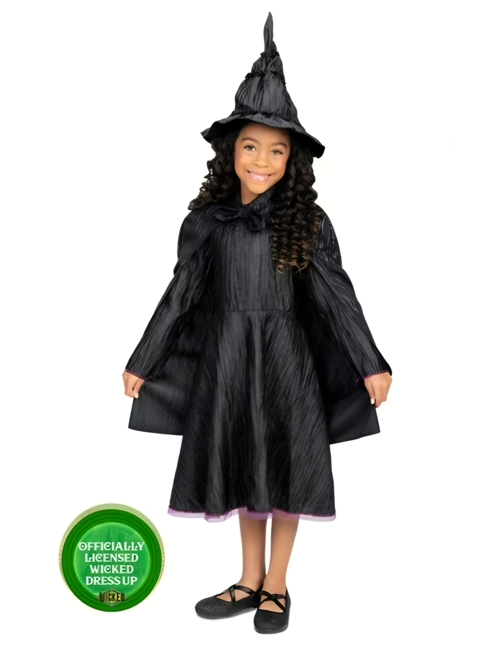 Official Wicked Black Witch Costume for Kids with Hat